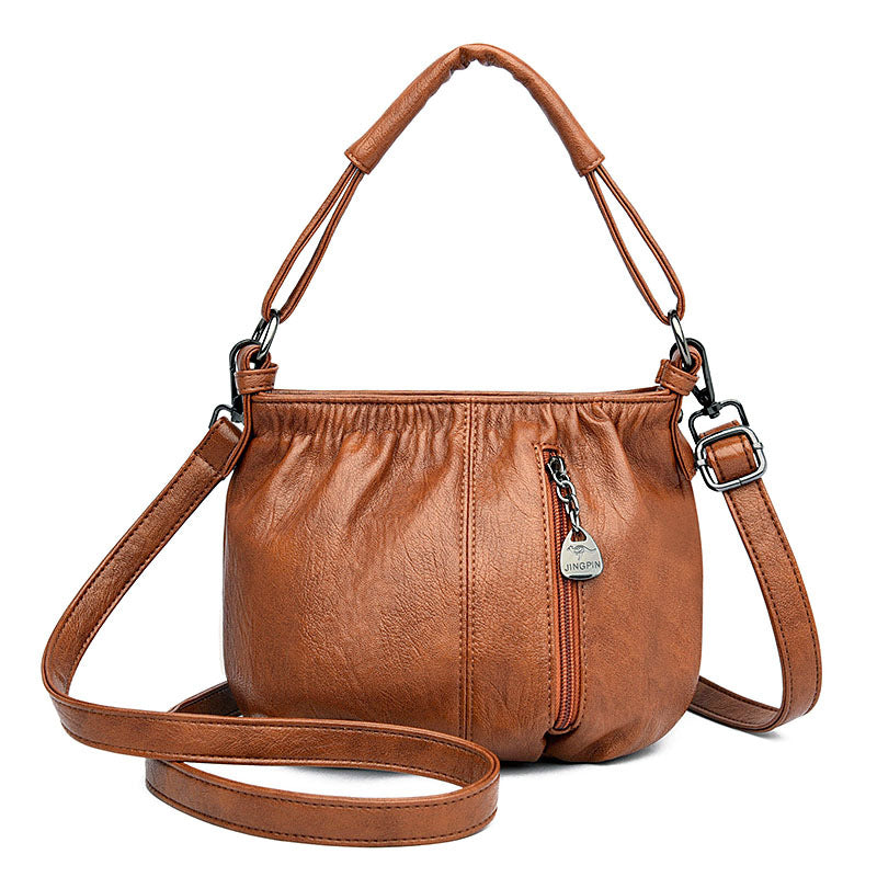 Bolsa Feminina Vintage em Couro