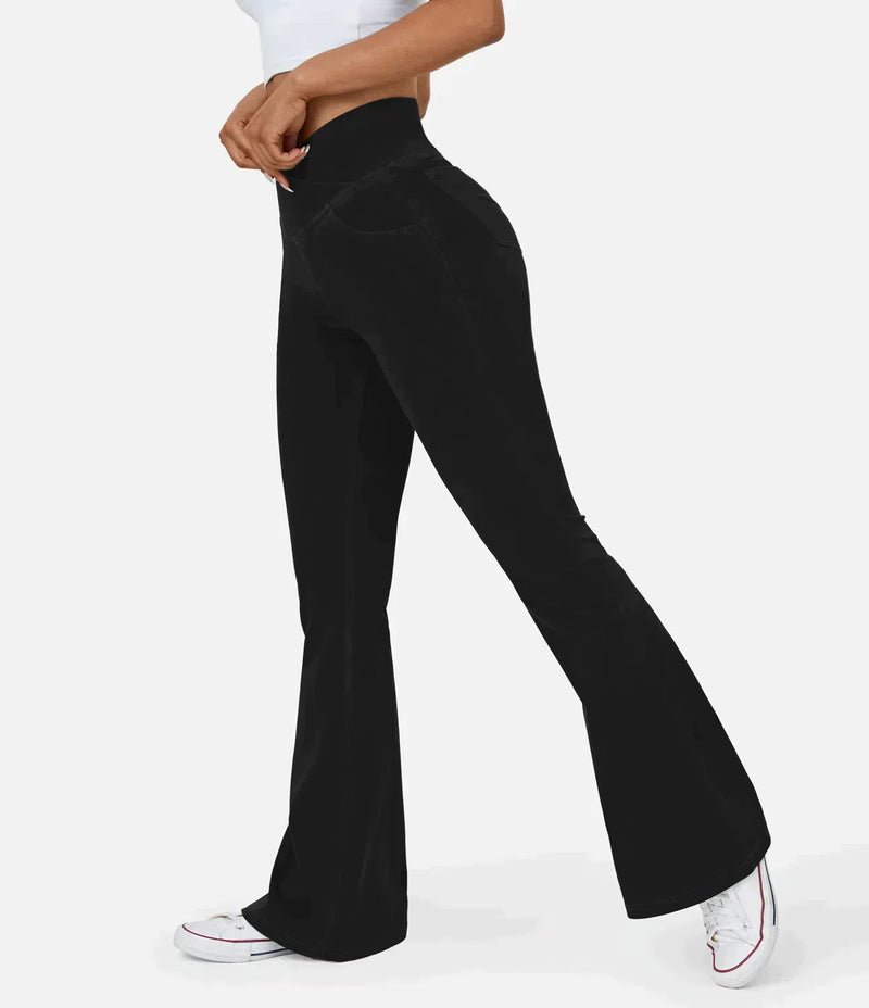 Calça Jeans de Cintura Alta - Estilo Cruzada G