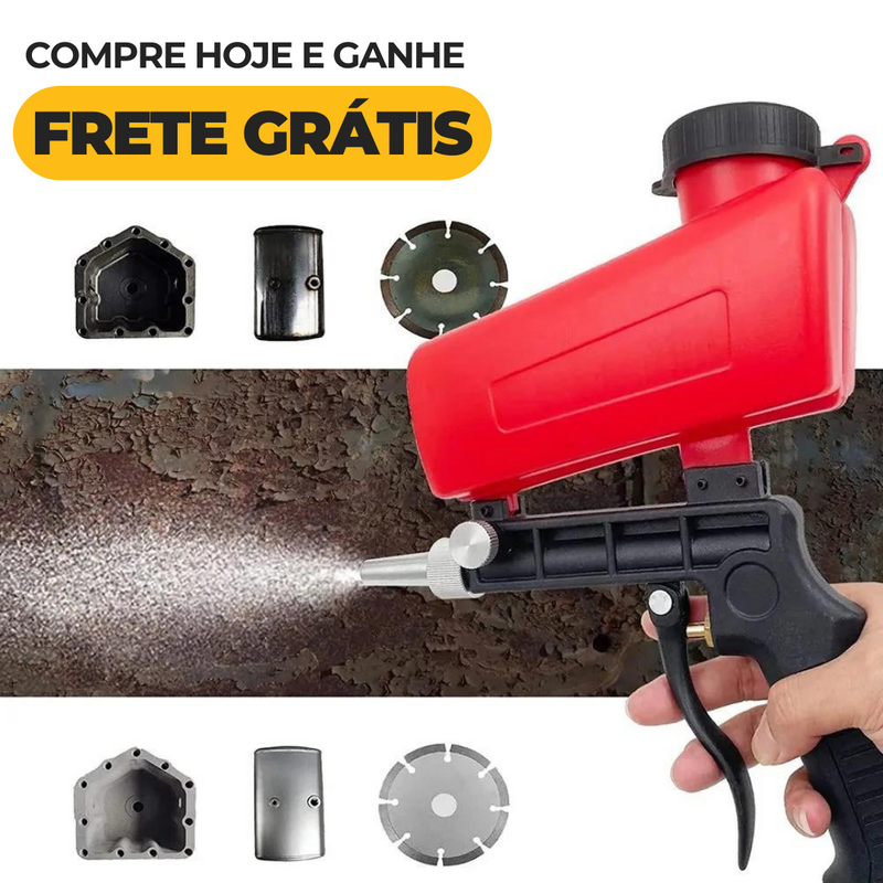 Pistola de Jateamento Portátil JetPro + FRETE GRÁTIS