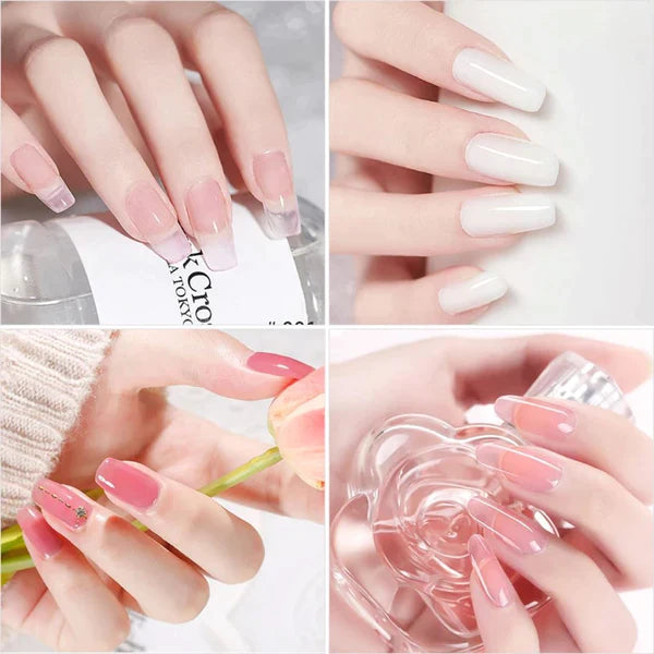 Kit PolyGel para Unhas Completo com Cabine para Secagem Inclusa