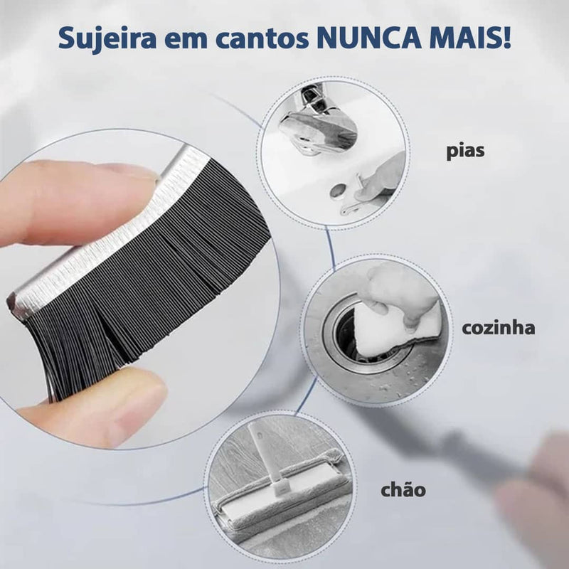 Escova LimpMax - Tenha Cantos Impecáveis e Brilhantes [Compre 1 Leve 3]