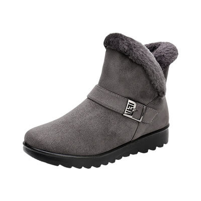 Bota Feminina Outono/Inverno 2022 - Paris Calçados - 003 OneClick Brasil Cinza 33 