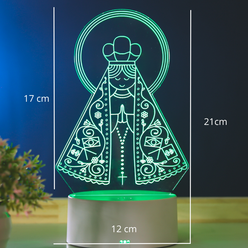 Luminária Led Nossa Senhora Aparecida