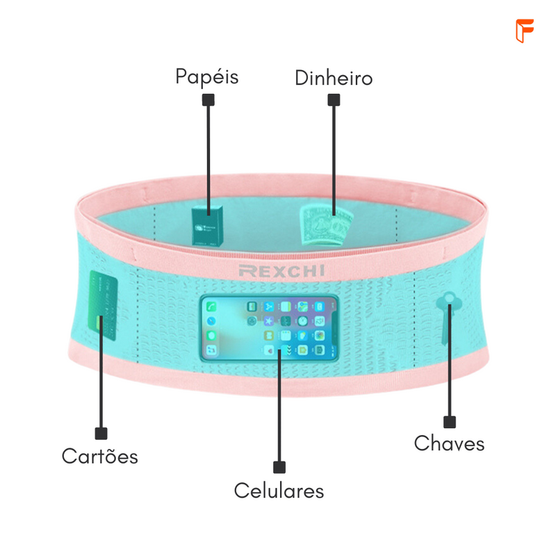 Cinto FitCargo - Seus pertences sempre com você