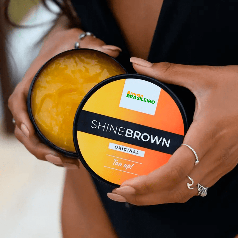 Gel Bronzeador Shine Brown 100g - Bronzeador Natural