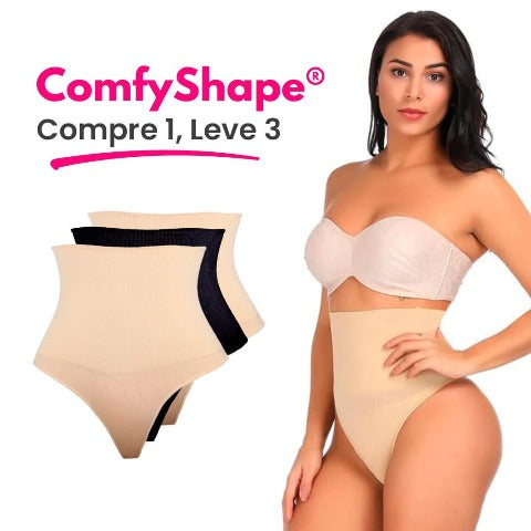 [COMPRE 1 LEVE 3] ComfyShape® - Calcinha Modeladora Afina Cintura Comprime Abdômen