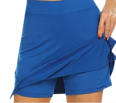 Short Saia Com Bolso Vestuário e acessórios - 042 OneClick Brasil P Azul 