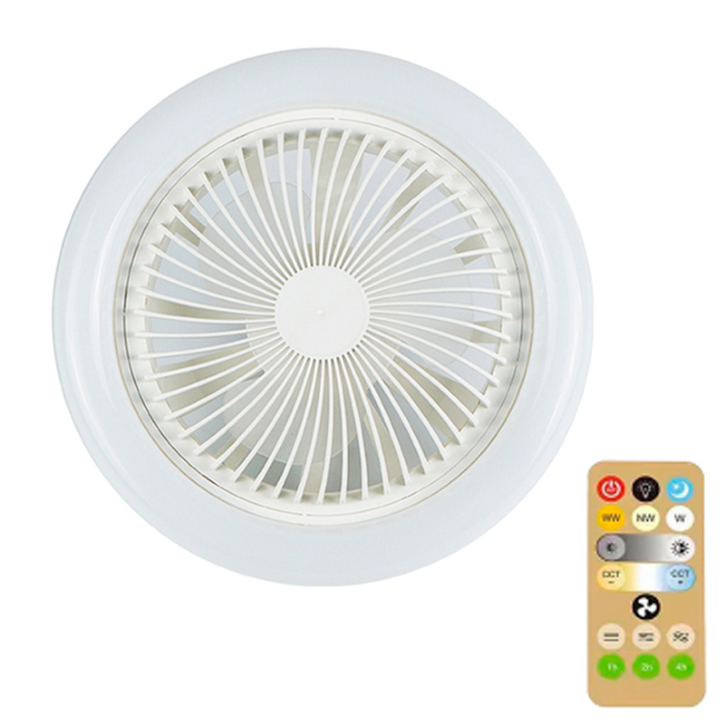 Luminária Led Com Ventilador 2 em 1 | Controle Remoto Incluso