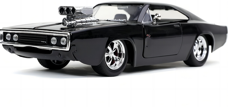 Carro Decorativo em Escala 1:32 - Dodge Charger R/T 1970 em Metal