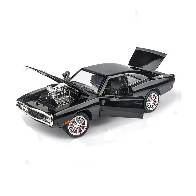 Carro Decorativo em Escala 1:32 - Dodge Charger R/T 1970 em Metal