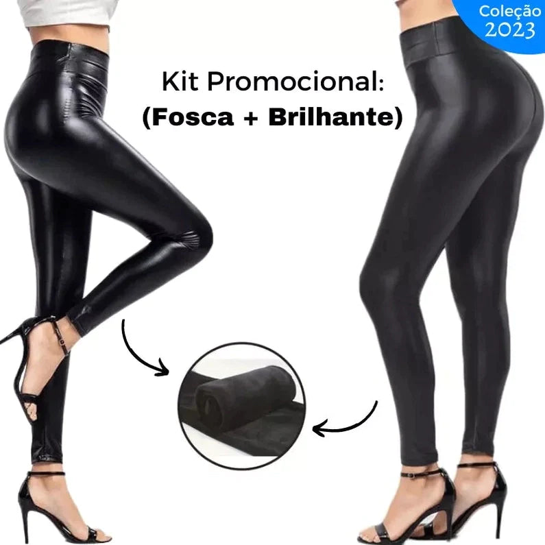 [COMPRE 1 LEVE 2] Calça de Couro Aveludada para o Inverno