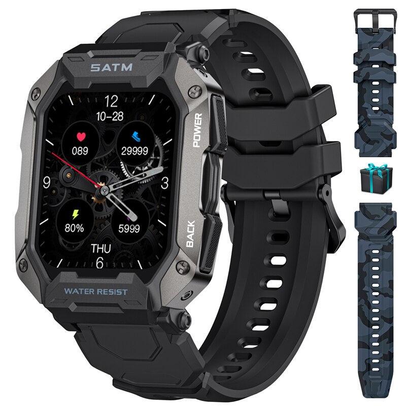 SmartWatch Militar Max Rock Ultra + 2ª Pulseira (Brinde!)