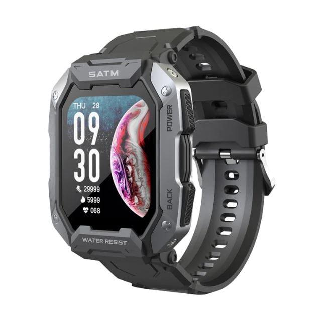 SmartWatch Militar Max Rock Ultra + 2ª Pulseira (Brinde!)