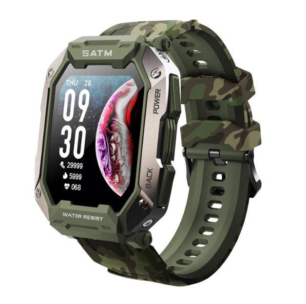 SmartWatch Militar Max Rock Ultra + 2ª Pulseira (Brinde!)